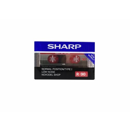 Аудиокассета SHARP R-90 прозрачная в синей упаковке кофеварка sharp tet01zrd красная