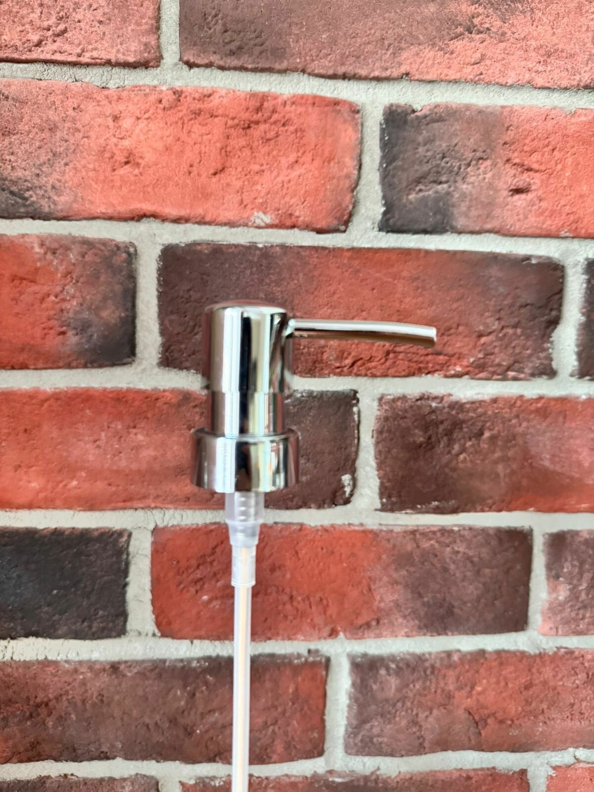 фото Помпа для дспенсера, дозатора для жидкого мыла тип 2 "Серебро" 28мм