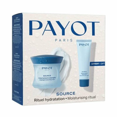 PAYOT Набор для ухода за кожей Moisturising Ritual подарочный набор женский с 8 марта крем для лица с гиалуроновой кислотой 50 мл очищающая маска для лица в стике