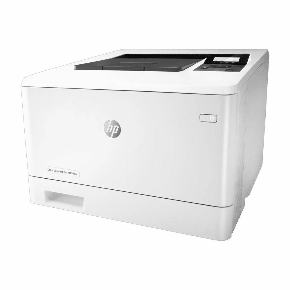 Принтер лазерный HP Color LaserJet Pro M454dn лазерный, цвет: белый [w1y44a] - фото №3
