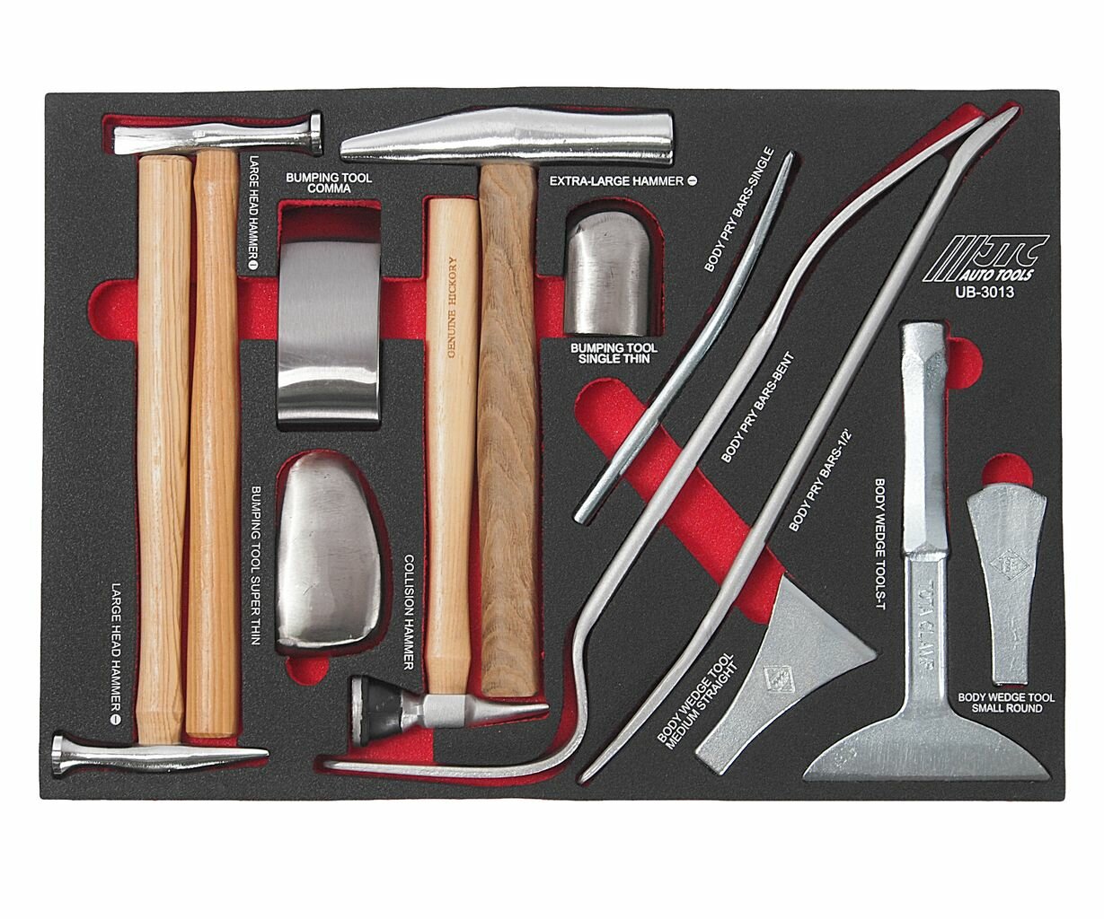 фото Набор инструмента для кузовных работ, в ложементе (13 предметов) JTC-UB3013