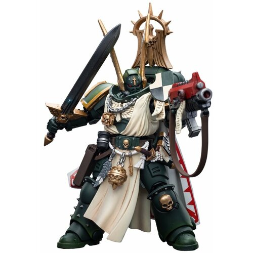 Фигурка Warhammer 40 000: Dark Angels – Master Lazarus 1:18 (12 см) фигурка warhammer 40 000 necrons szarekhan dynasty – immortal with tesla carbine 1 18 12 5 см