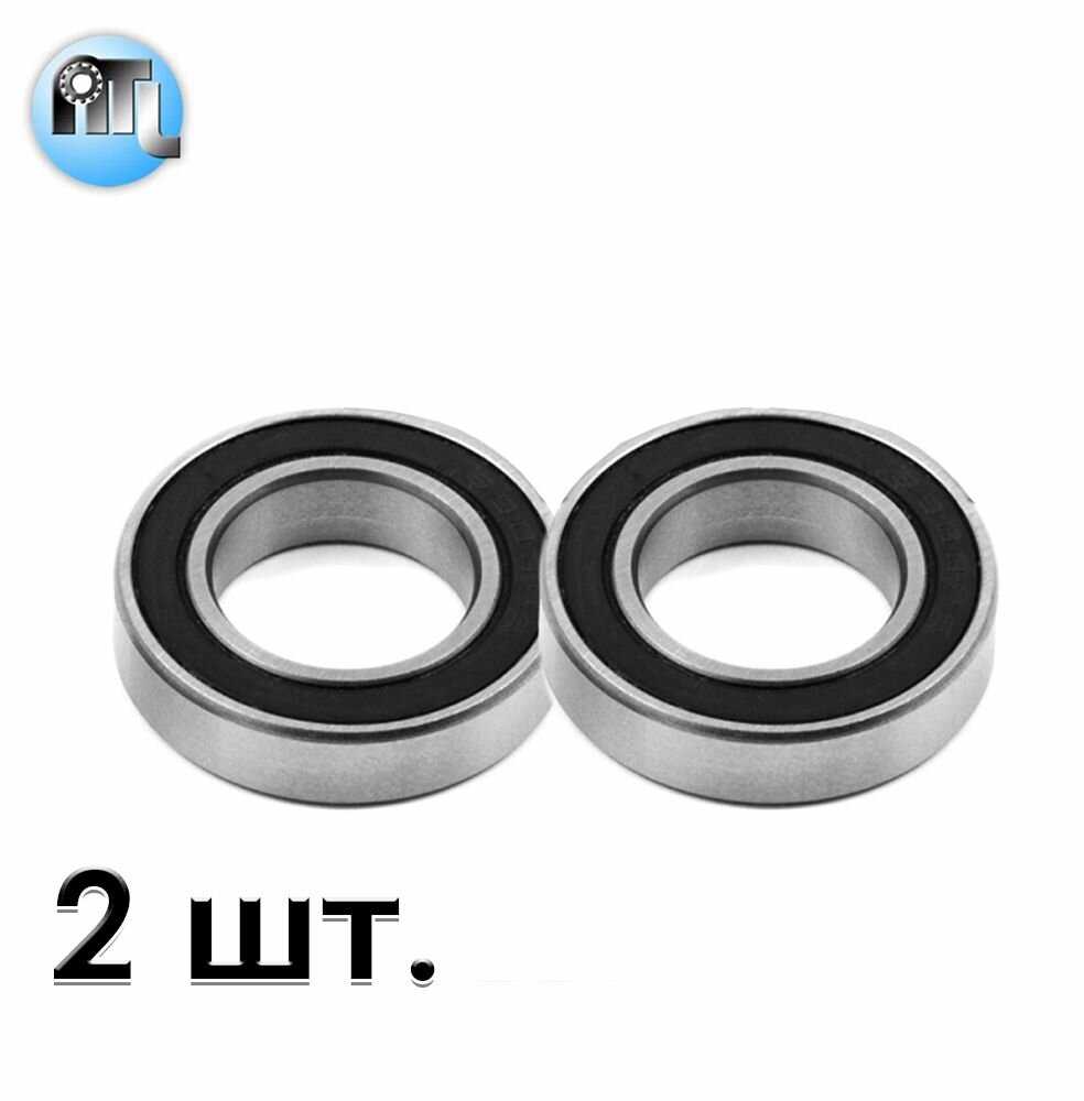 Комплект 2 шт. Подшипник 1000907-2RS (61907-2RS 6907-RS) NTL Bearing