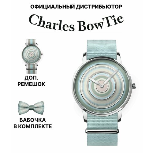 фото Наручные часы charles bowtie, серебряный, серый