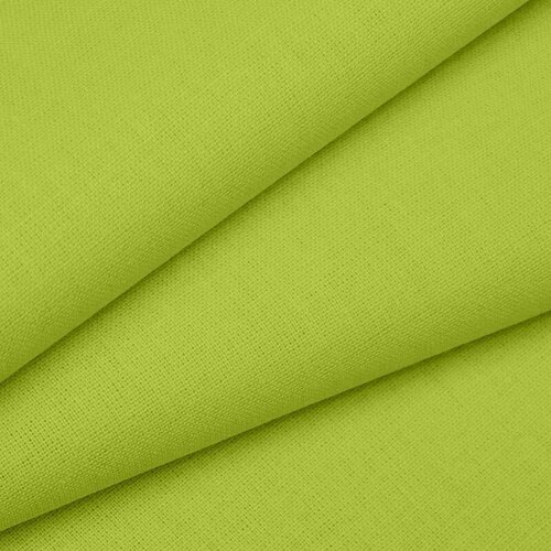 Ткань для шитья хлопок, 1 Метр ткани, Бязь ГОСТ Шуя, Отрез - 150х200 см, 15800 цвет зеленый лайм