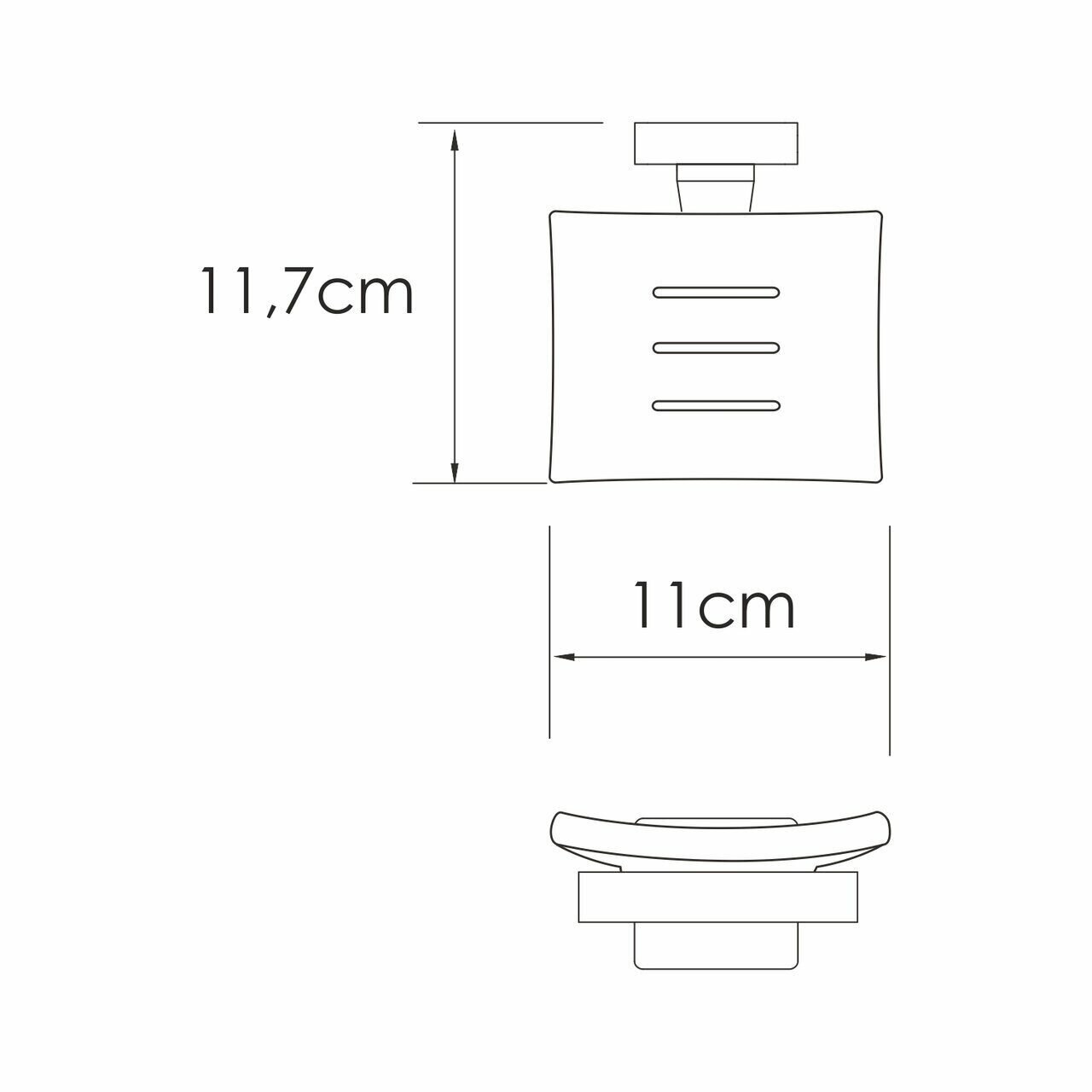 Мыльница WasserKRAFT Rhin K-8729 - фото №7