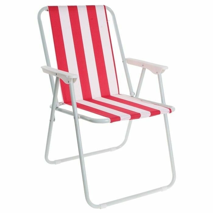 Красно-белое складное кресло Sorrento «F»