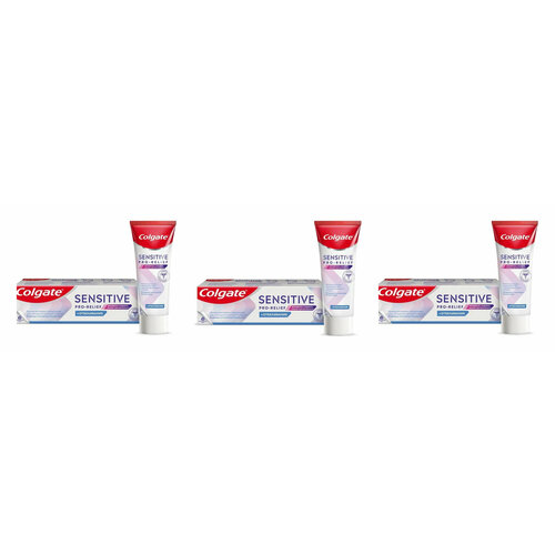 Зубная паста Colgate sensitive pro relief отбеливание, 75мл, 3 шт. зубная паста colgate elmex sensitive plus для чувствительных зубов 75 мл