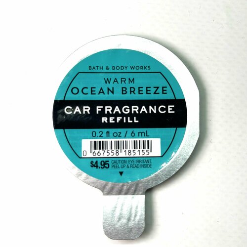 Bath and Body Works рефил для автомобильного ароматизатора Warm Ocean Breeze 1100₽