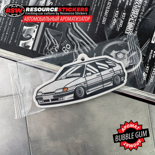 Изображение товара Ароматизатор автомобильный Жигули 2114, Бабл гам / Resource Stickers