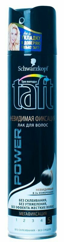 Лак для волос Taft Power Невидимая фиксация, 250 мл - фото №14