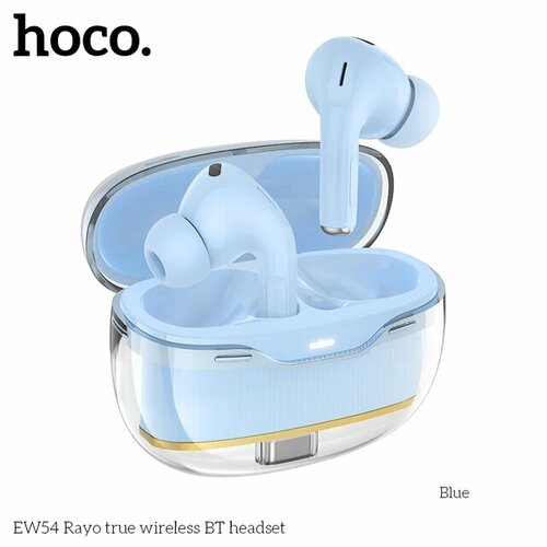 Беспроводные наушники Hoco EW54 - голубой цвет 1369₽