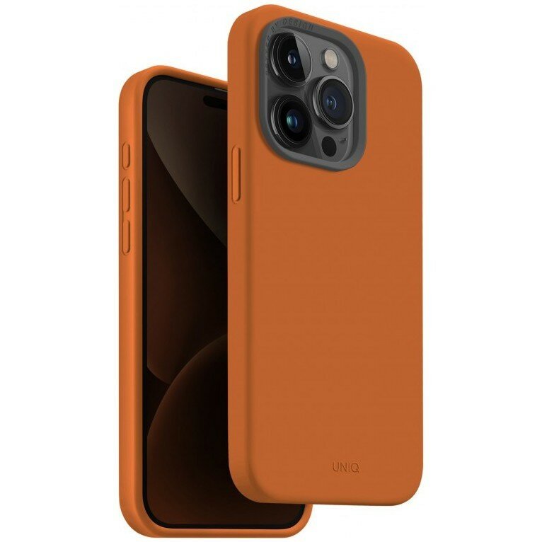 Uniq для iPhone 15 Pro чехол LINO Orange (Magsafe)
