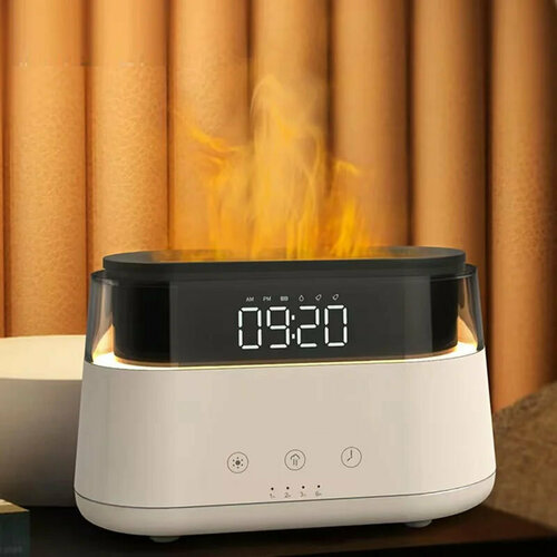 Увлажнитель воздуха Ночник с эффектом пламени Будильник от Shark-Shop 345000₽