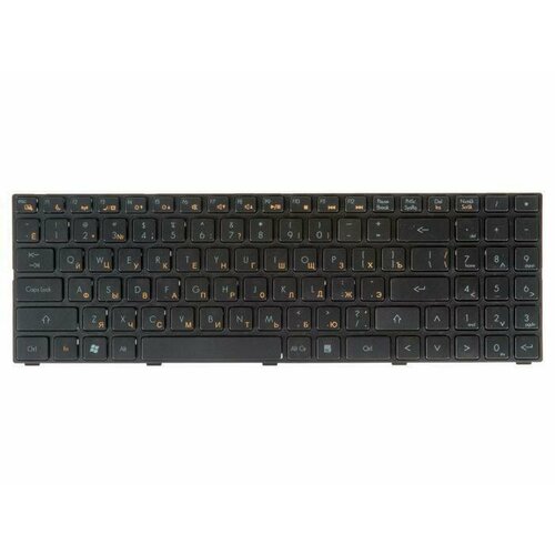 Клавиатура (keyboard) для ноутбука DNS 0155959, 0158645, Quanta TWH K580S, черная c рамкой, гор. Enter ZeepDeep , MP-09R63SU-920