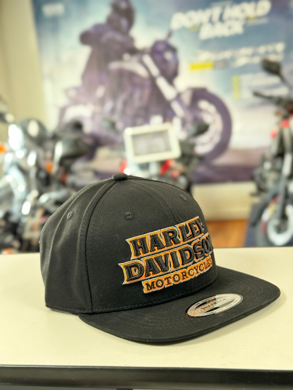 Бейсболка с прямым козырьком Harley Davidson