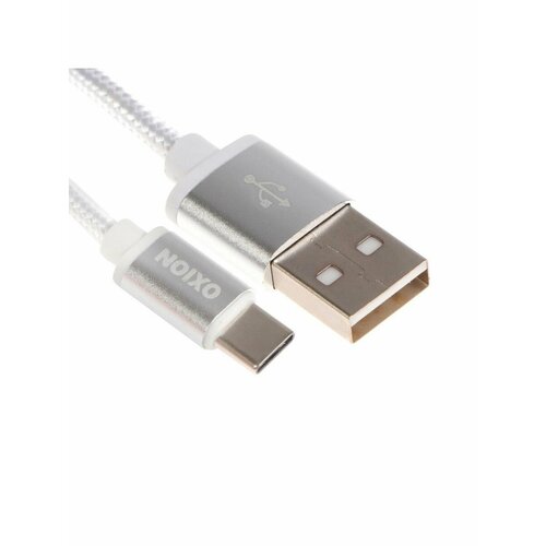 Кабель OXION Type-C - USB 1.3 м кабель oxion dcc259 type c usb зарядка передача данных 1 3 м оплетка белый