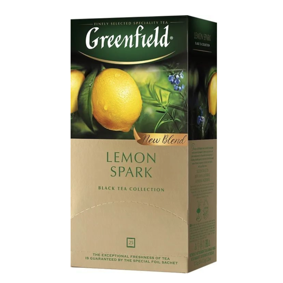 Чай черный Greenfield Lemon Spark 25 пакетиков