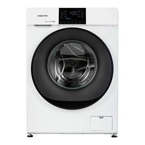 Стиральная машина 595 см на 8 кг Hiberg i-DDQ6-814 W белая 5990000₽