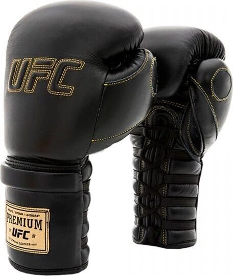 Премиальные тренировочные перчатки UFC на шнуровке 18 унций (Премиальные тренировочные перчатки UFC на шнуровке 18 унций)