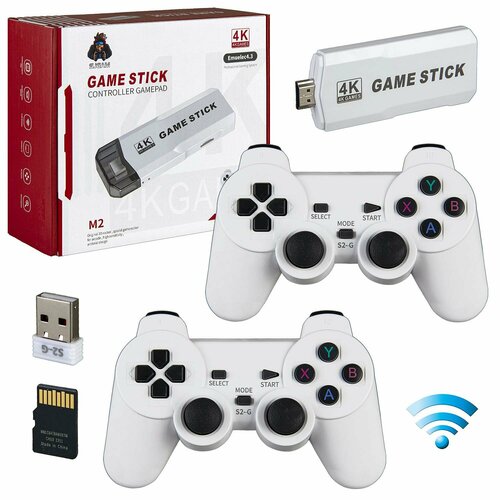 Игровая приставка Game Stick M2 HDMI 4K 2 беспроводных джойстика 258000₽