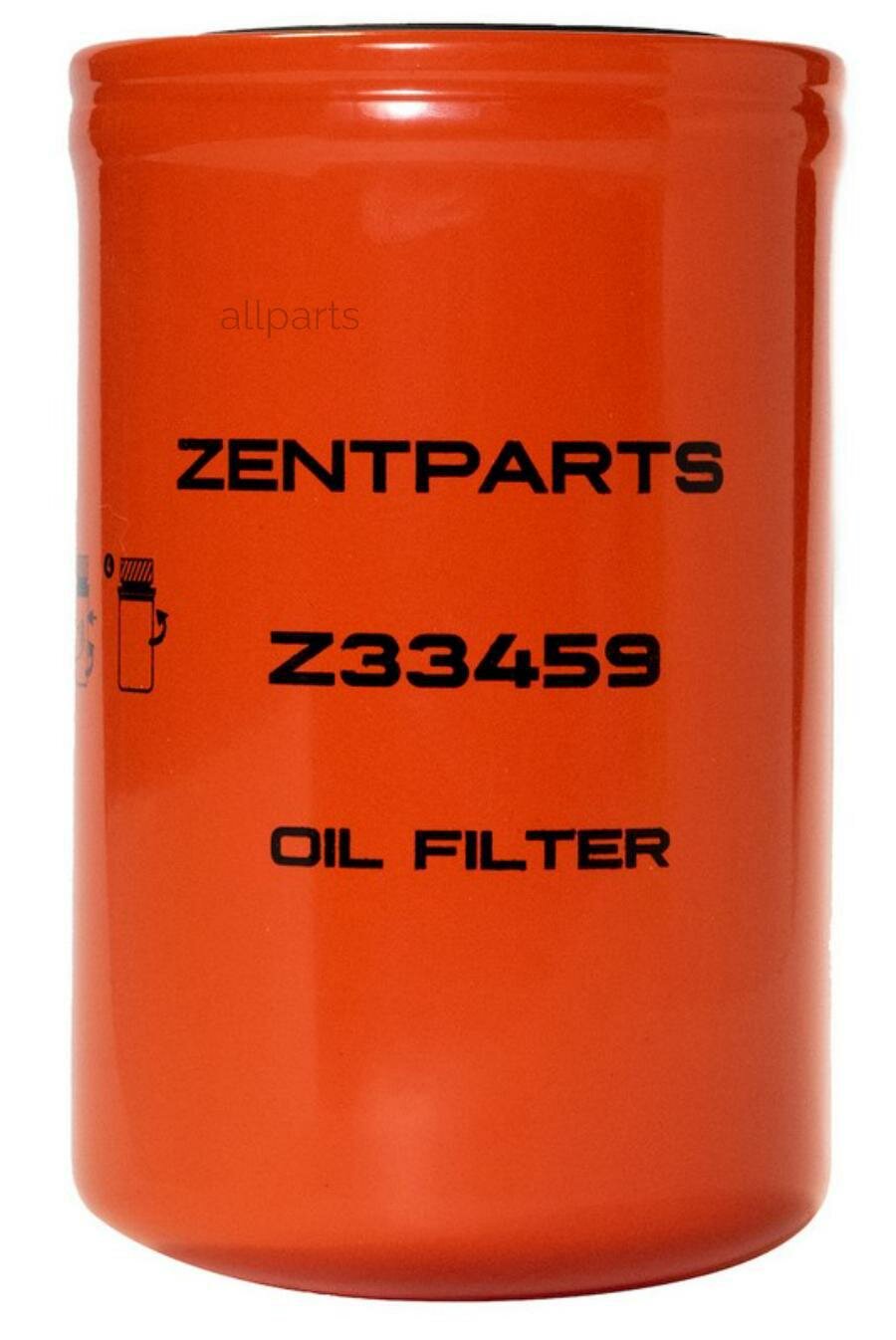 ZENTPARTS Z33459 фильтр масляный! H152 D93 13/16'X16\ CASE, KOMATSU