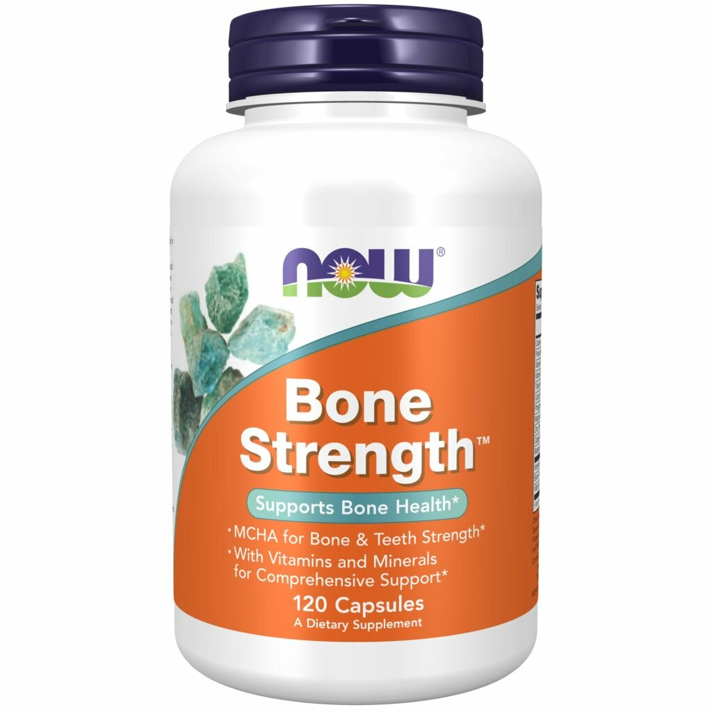 NOW Бон Стренч" ("NOW Bone Strength") (капсулы массой 1200 мг), 120 капсул