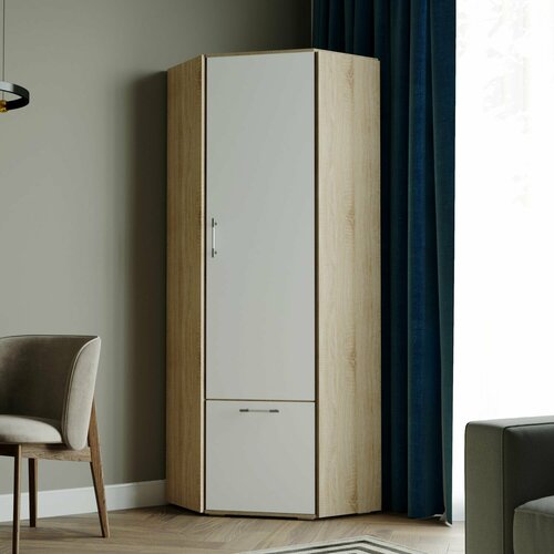 Угловой шкаф Ника, Белый-Сонома