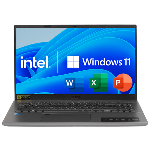 word excel office 2021 home 15.6 Ноутбук Acer Aspire 5, Intel Core i5-12450H (4.4 ГГц), RAM 16 ГБ, SSD 512 ГБ, Intel Iris Xe Graphics, Windows 11 + Office, Русская раскладка