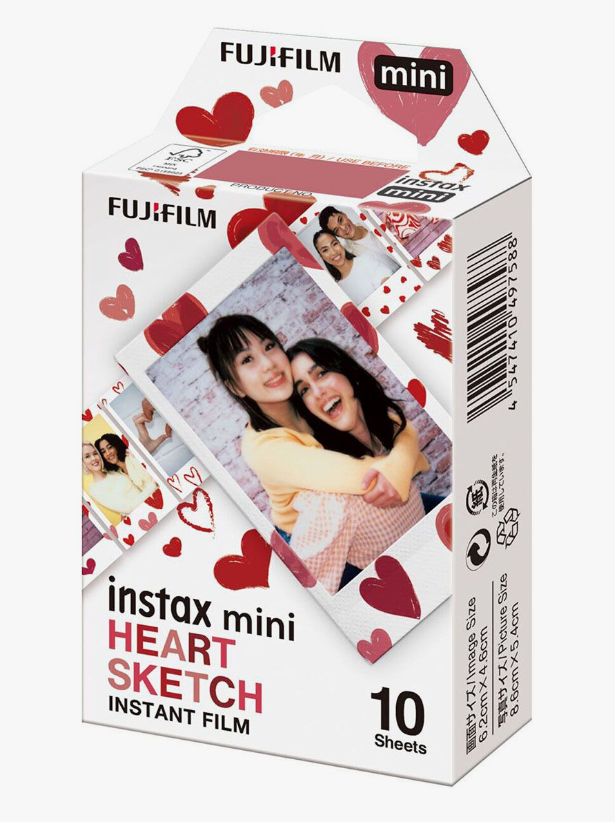 Картридж Fujifilm Instax Mini Heart Sketch, 10 снимков