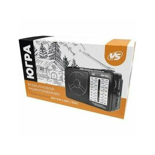 Портативный радиоприемник Perfeo VS югра VS_D1029 черный 164900₽