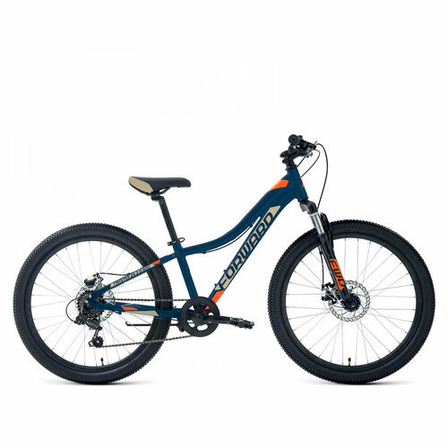 Велосипед Forward Twister 2.0 D 2024 Синий/Оранжевый (дюйм:24)