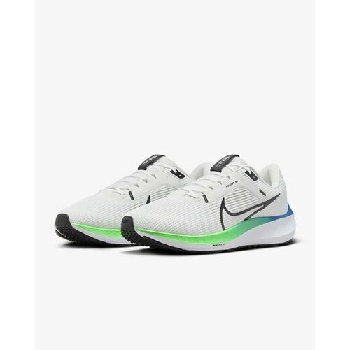 фото Кроссовки nike air zoom pegasus 40, размер 9 us, black/white/green