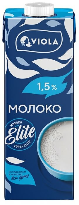 Молоко Viola питьевое 1.5% 1кг