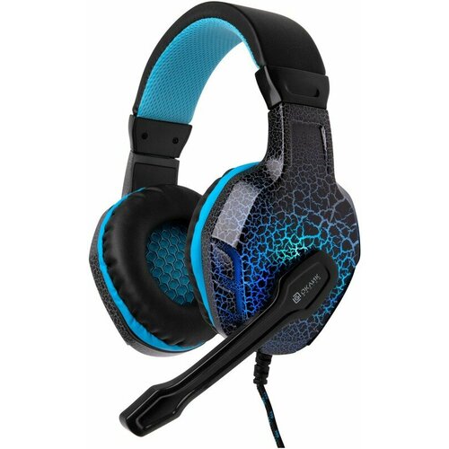 Наушники с микрофоном Оклик HS-L400G ZEUS черныйсиний 22м мониторные оголовье 359480 4797₽