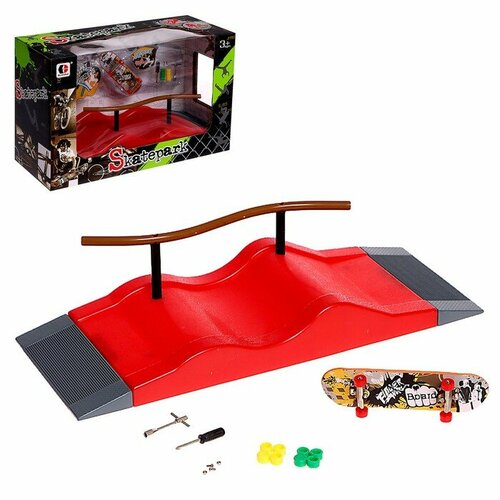 Набор скейт-парк Трюк скольжение фингерборд с перилами на волне 1907₽