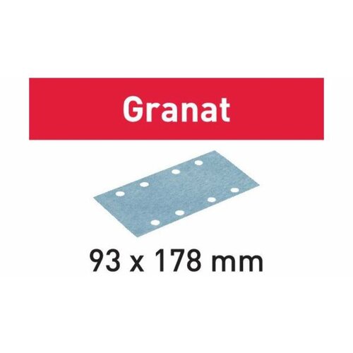 Материал шлифовальный Festool Granat P 80. компл. из 50 шт. STF 93X178 P 80 GR 50X материал шлифовальный festool granat p800 компл из 50 шт stf d125 90 p 800 gr 50x