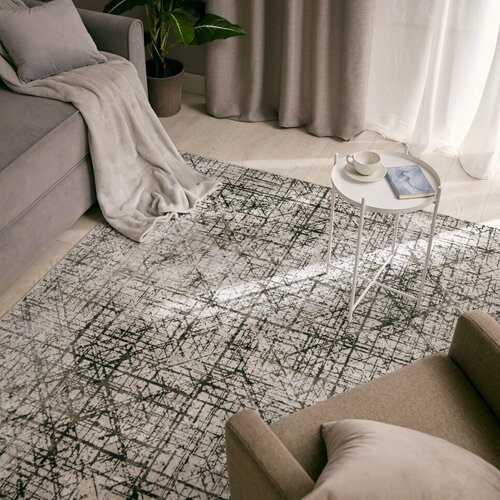 Ковер вискоза Isphahan 84492 Silver 65x135 см цвет серый 6546₽