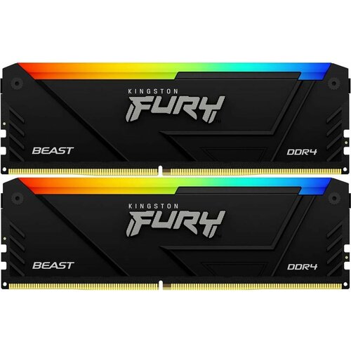 Оперативная память Kingston Fury Beast KF437C19BB12AK232 DDR4 - 2x 16ГБ 3733МГц DIMM Ret 2053700₽