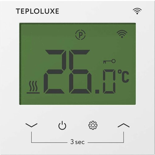 Терморегулятор термостат для теплого пола Теплолюкс Pontus Wi-Fi белый терморегулятор термостат для теплого пола теплолюкс pontus белый ecom