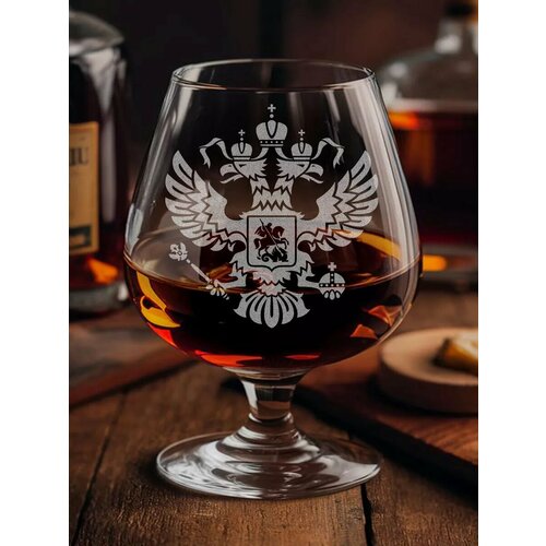 Бокал с Гербом России
