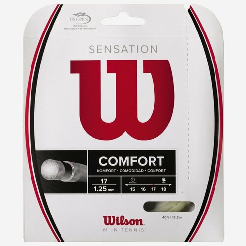 Струны Wilson Sensation 17 Comfort (1.25мм / 12.2м) намотка верхняя wilson pro overgrip sensation 12pk wh белый