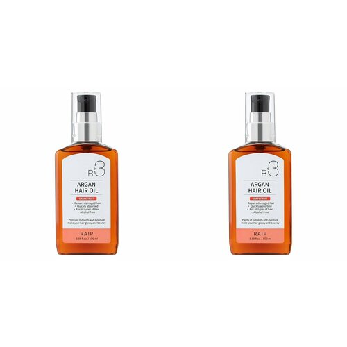 Аргановое масло для волос Raip R3 Argan Hair Oil Grapefruit, 100 мл, 2 шт