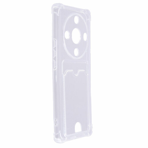 Чехол Zibelino для Honor X9b 4G Silicone Card Holder защита камеры Transparent ZSCH-HON-X9B-CAM-TRN