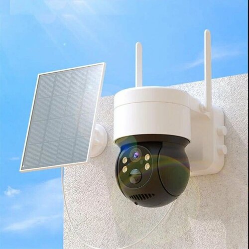 Уличная мини wifi камера видеонаблюдения с солнечной батареей 4500₽