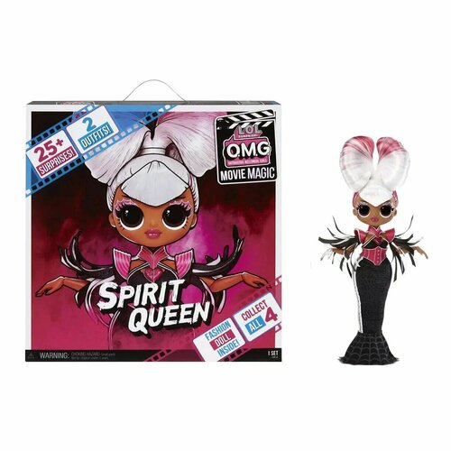 Кукла Лол омг оригинал Спирит Квин Surprise Movie Magic Spirit Queen, 25см l o l surprise movie magic spirit queen 25 см 577928 черный