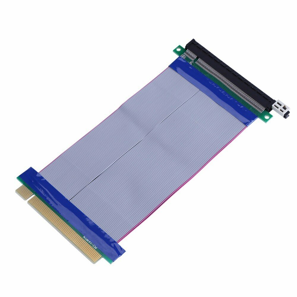 Райзер PCI-E 16x to 16x простой riser удлинитель для видеокарт 19 см