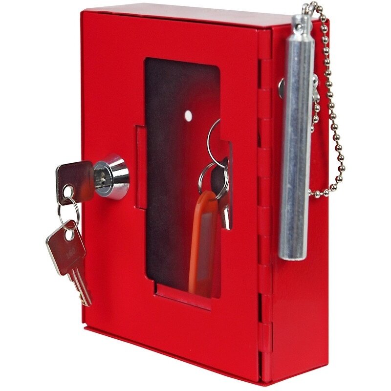 Шкаф для аварийного ключа KLESTO 120х40х150 мм, красный