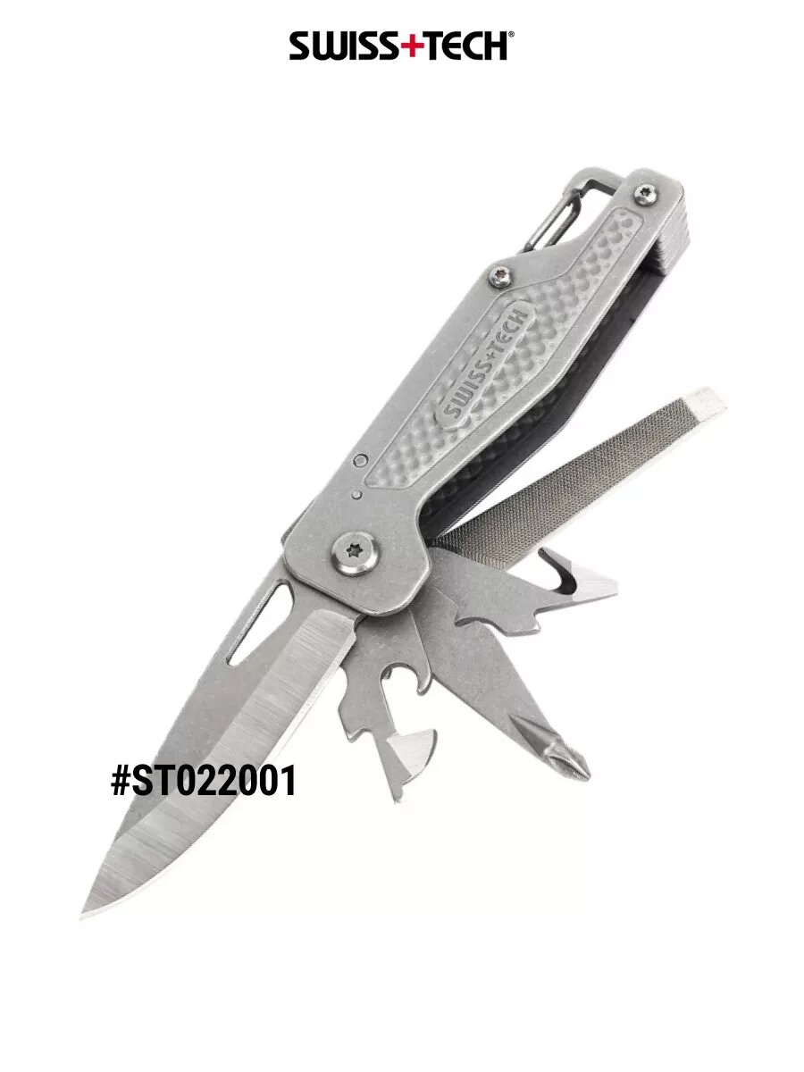 Мультитул туристический 13 в 1 ST022001, SWISS+TECH #ST022001 — фото 1