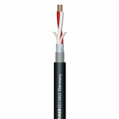 Кабель микрофонный в нарезку Sommer Cable 200-0101F SC-Source MKII Black, 1 м